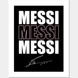 Leo Messi In Inter Miami Posters and Art